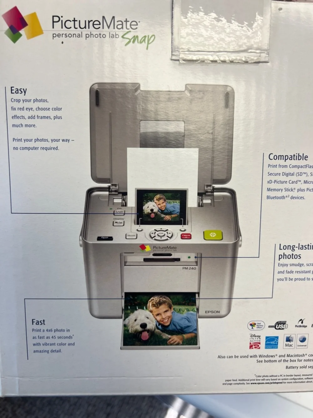 Epson PictureMate Snap Personal Photo Lab - print photos